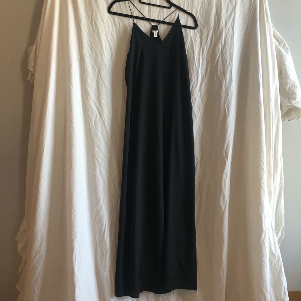 Black maxi dress